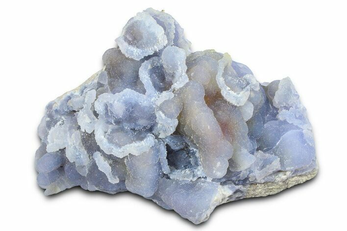 Sparkly Blue Chalcedony Pseudomorph after Anhydrite - Peru #372693